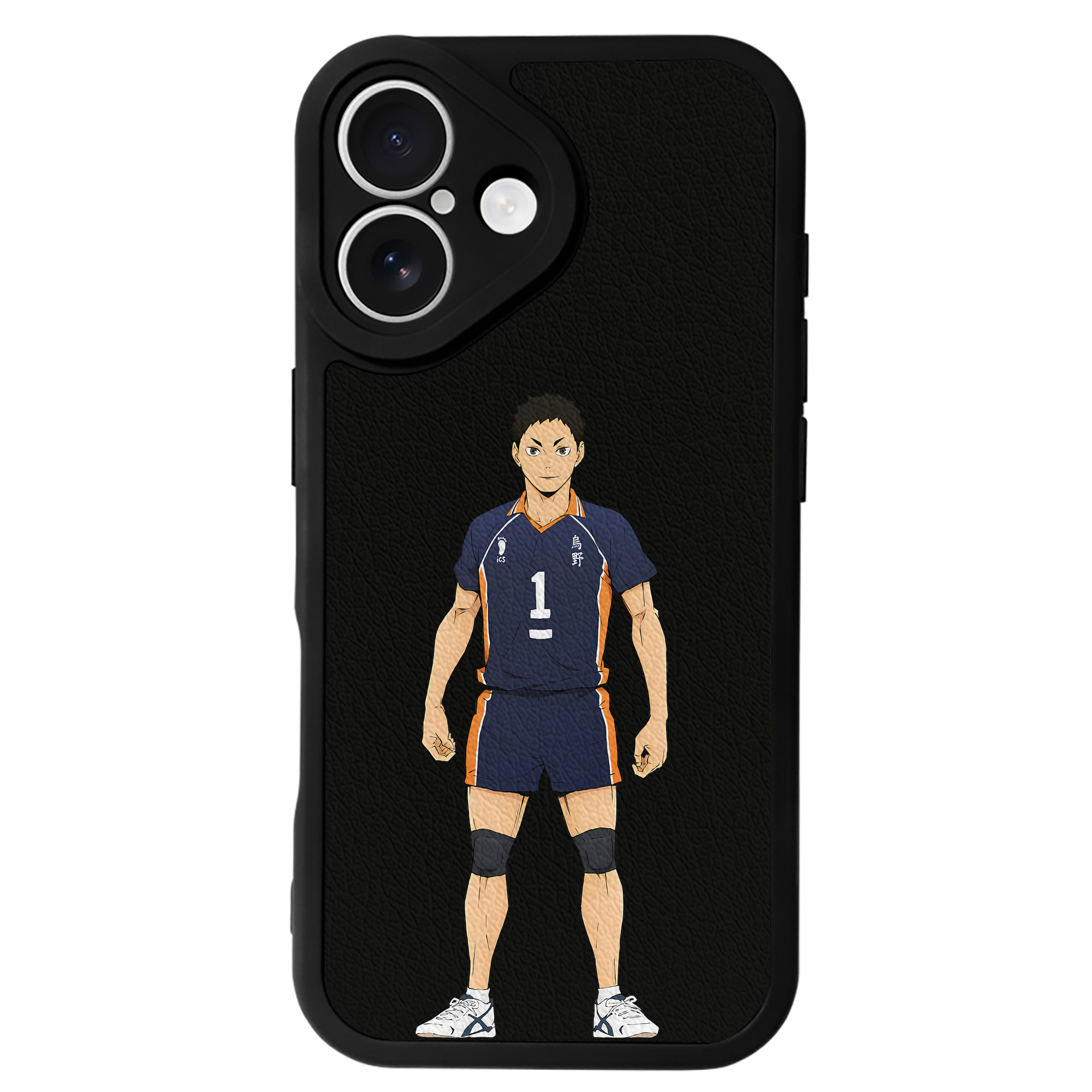 （画像用） ハイキュー!! Haikyu!! 【iPhone 16シリーズ対応】シリコンスマホケース（レザー調） 材質：シリコン